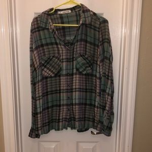 Stripped button up